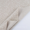 Polyester Cationic Soft Fleece Knit Tweed Fabric